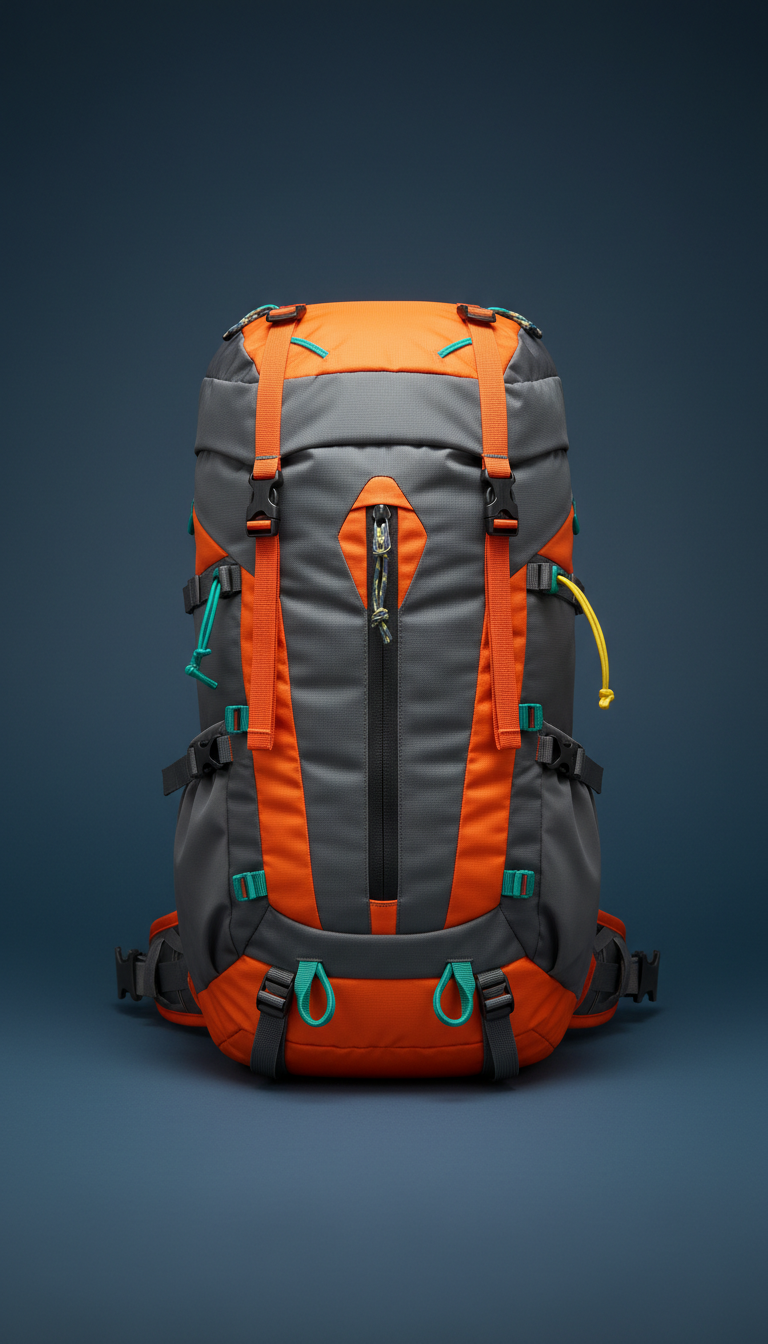 Modular Alpine Backpack with Removable Gear Pods