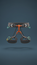 Technical Climbing Harness with Dynamic Webbing