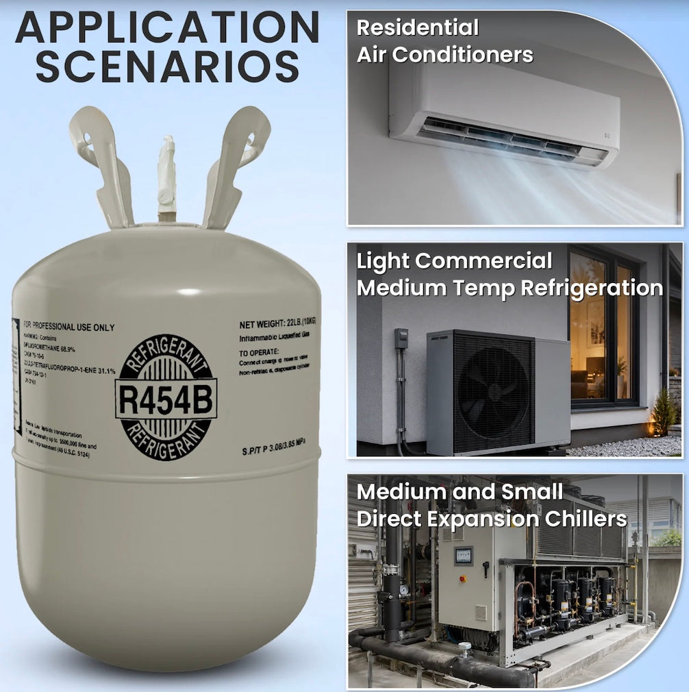 R454B refrigerant cylinder