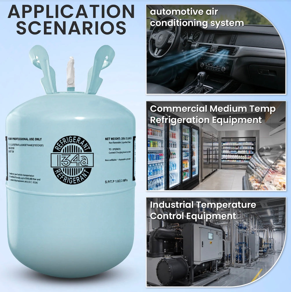 R134A refrigerant cylinder